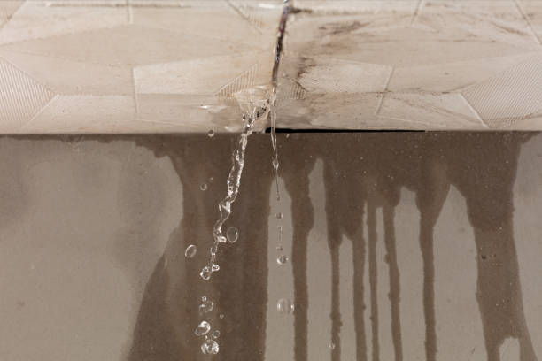Professional Sewage Cleanup technician working in Portland, OH